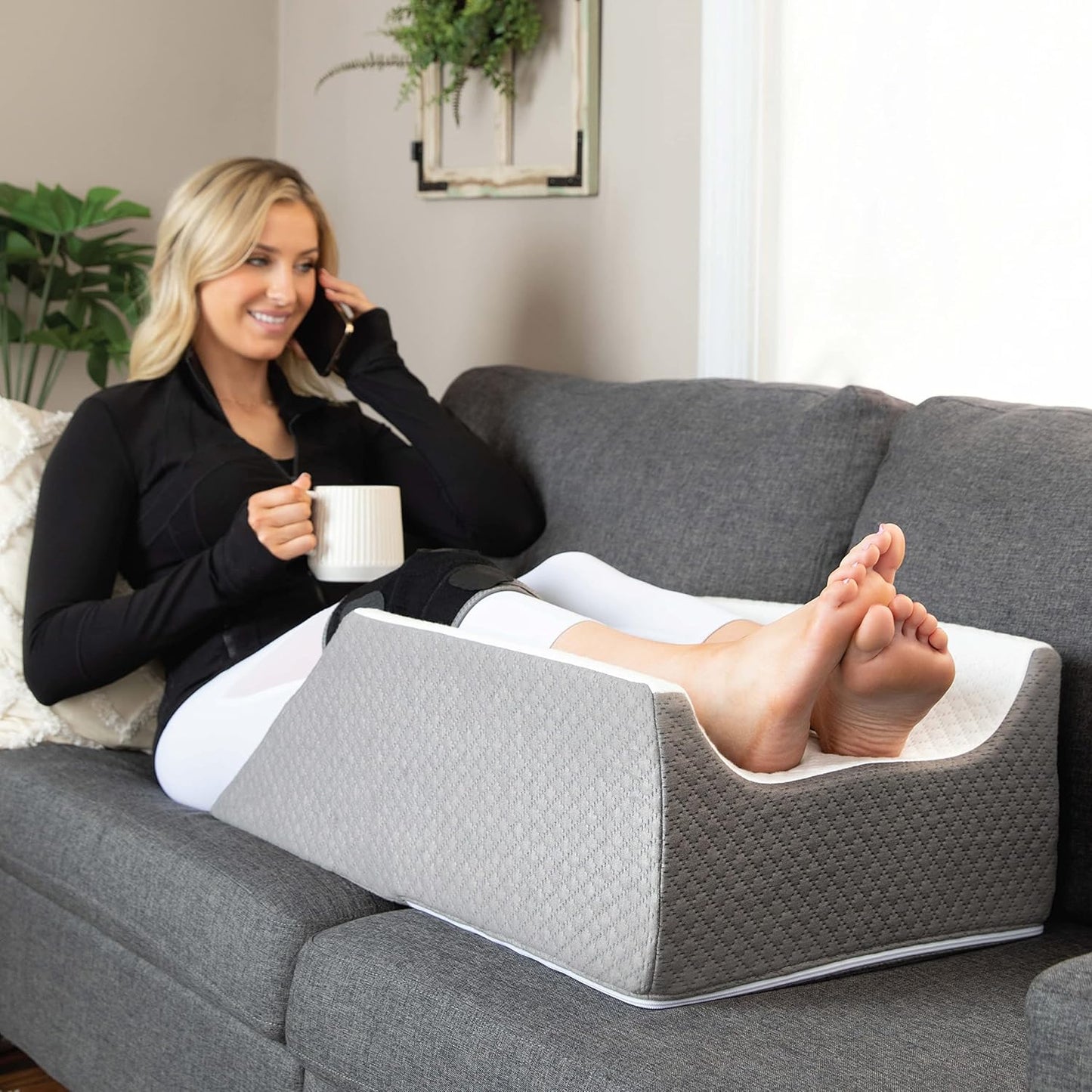 Kolbs Double Leg Elevation Pillow for Post Surgery Recovery