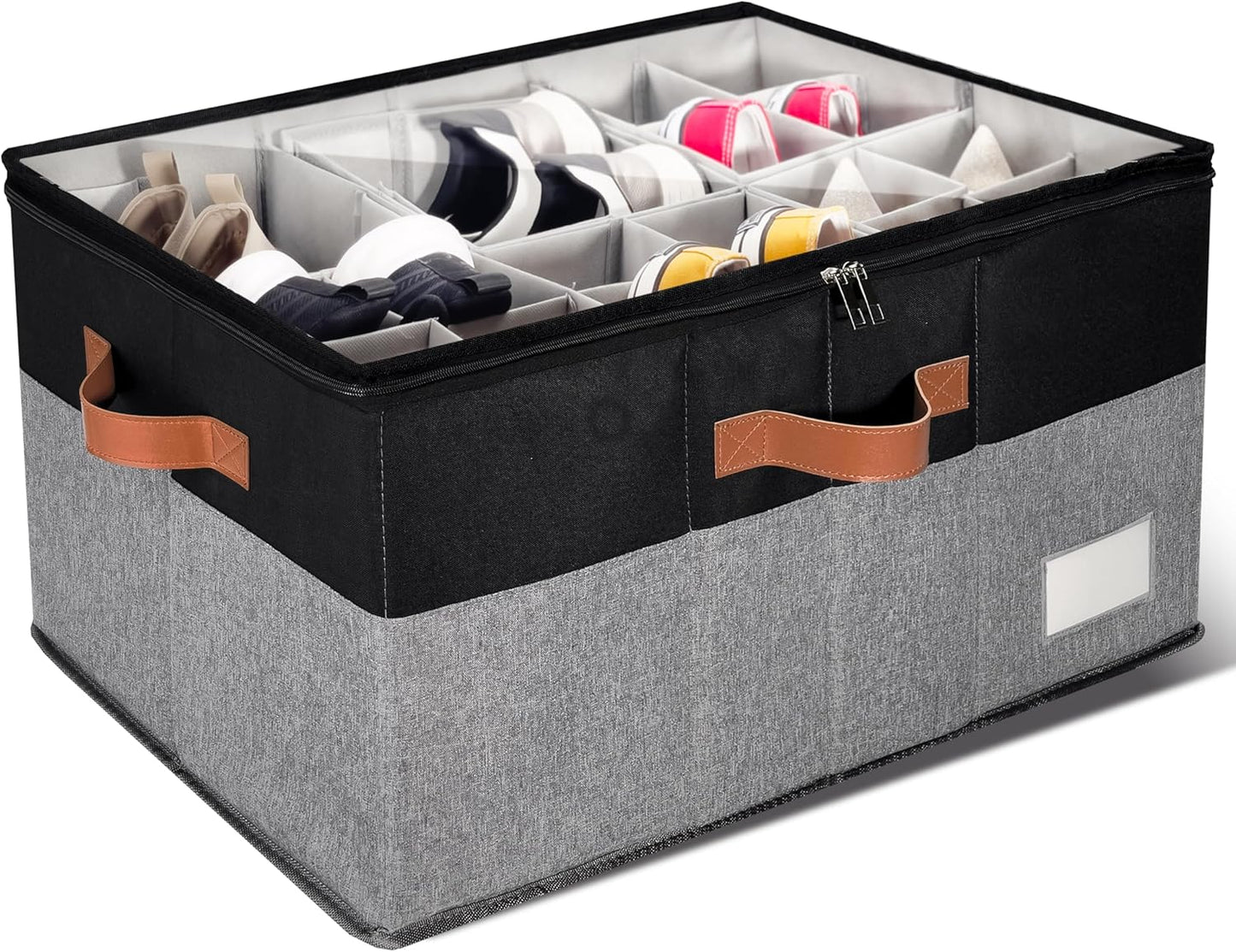 Adjustable Shoe Organizer for Closet - Space Saving Storage