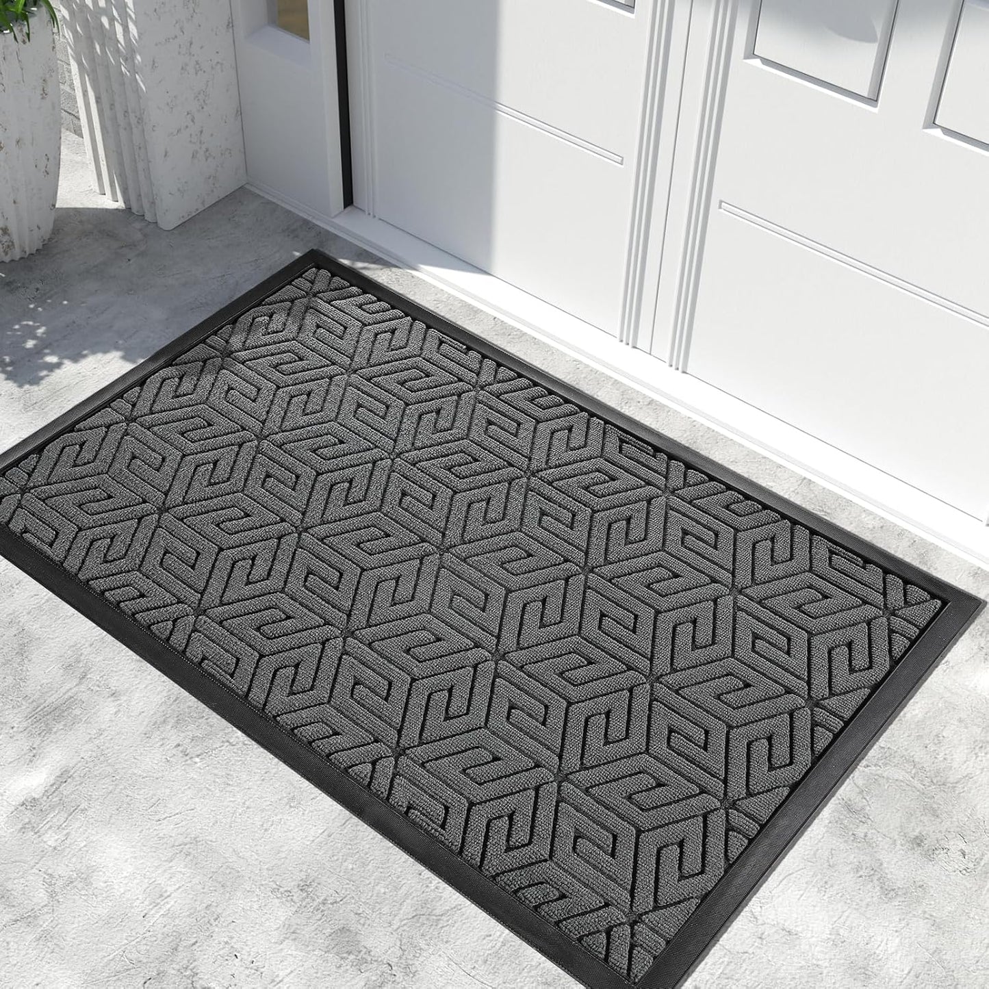 Yimobra Extra Large Door Mat 60x36 for All-Weather Use