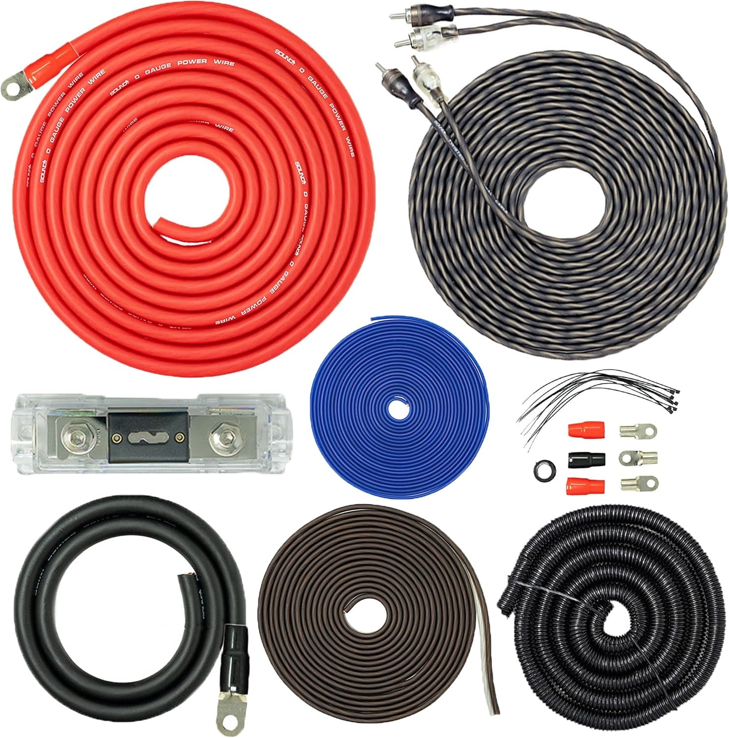 SoundBox PCK0 Complete Amplifier Install Wiring Kit 7500W