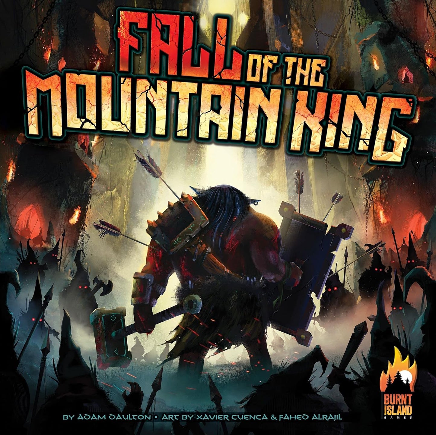 Fall of The Mountain King Board Game - Defend Your Mountain Home