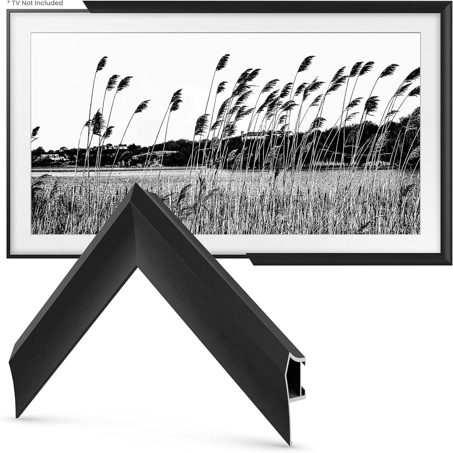 Prismatic Black Bezel for Samsung The Frame TV (65)