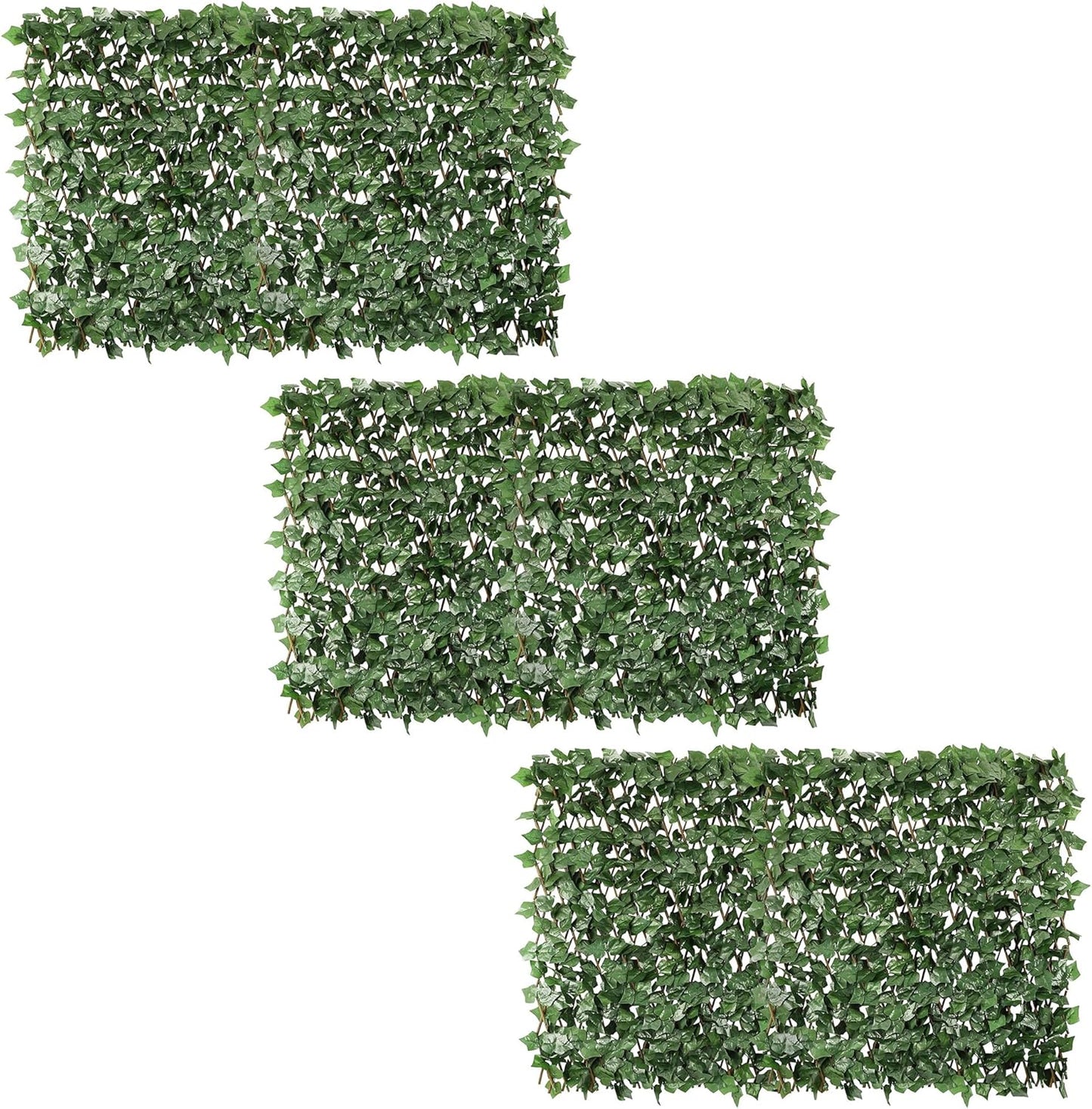 Expandable Artificial Ivy Leaf Privacy Fence Screen for Outdoors