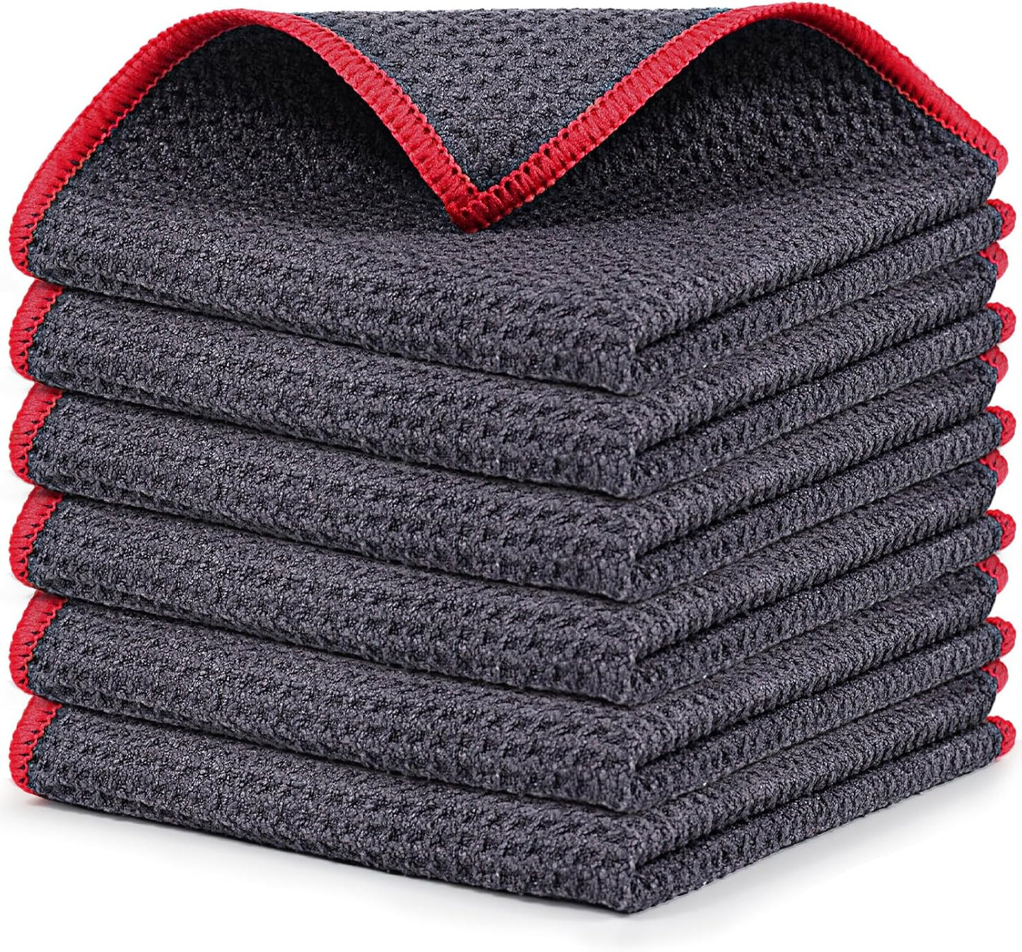 Lint-Free Microfiber Cleaning Cloths - 6 Pack
