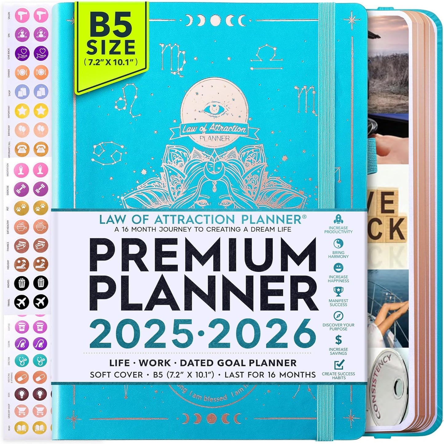 2025-2026 Life Planner for Focus, Productivity & Goal Setting