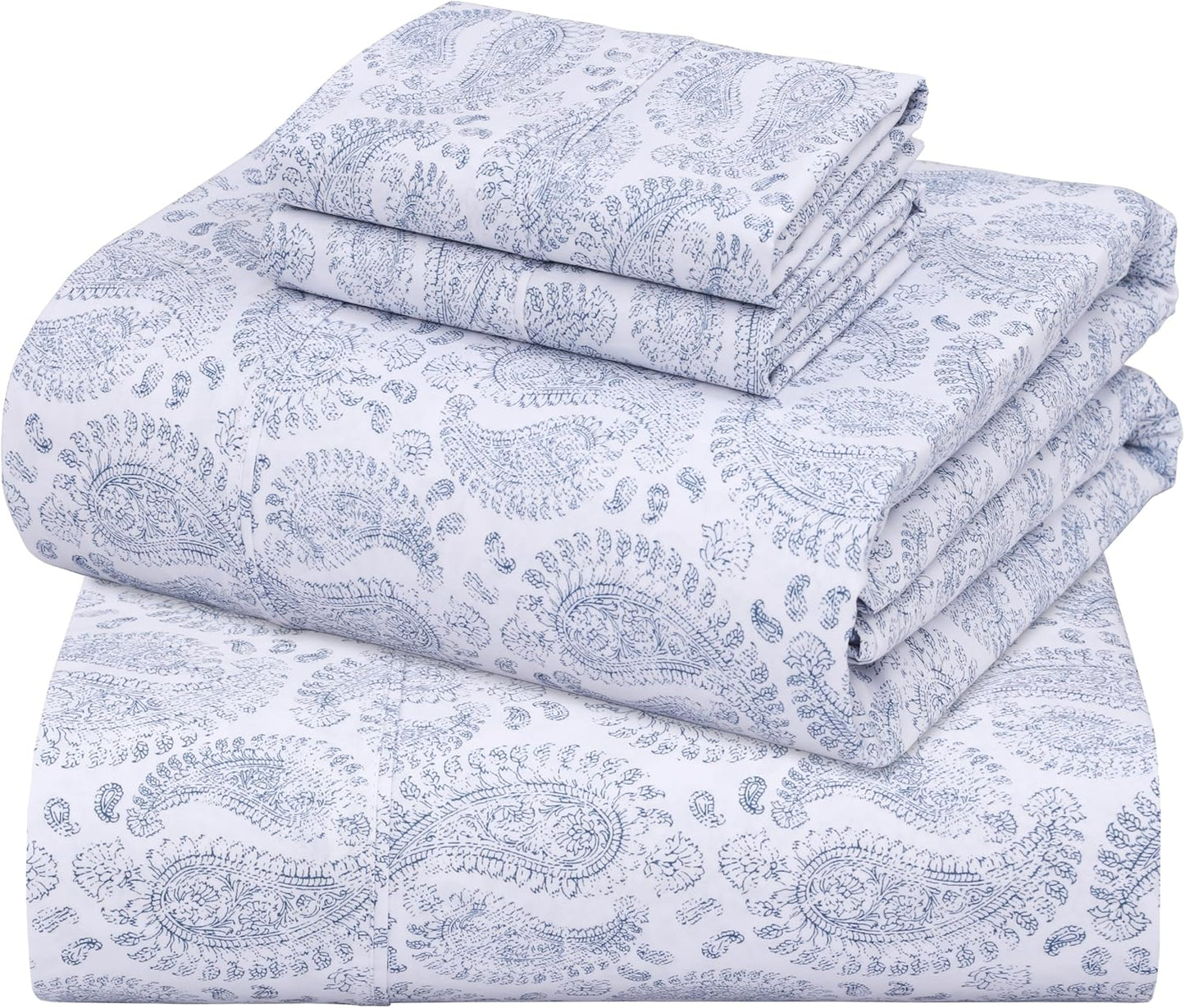Cooling & Crisp Full Size Percale Bed Sheets by ZOYER for Comfort