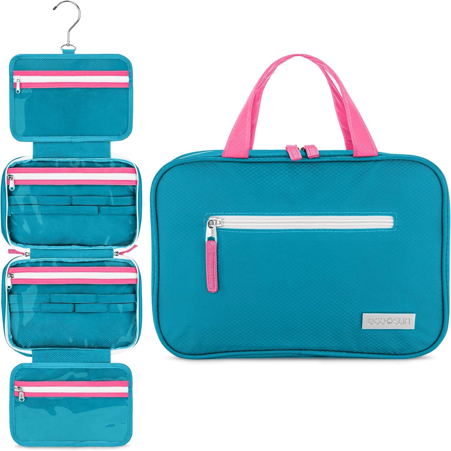 Hanging Travel Toiletry Bag for Organized Bathroom Essentials