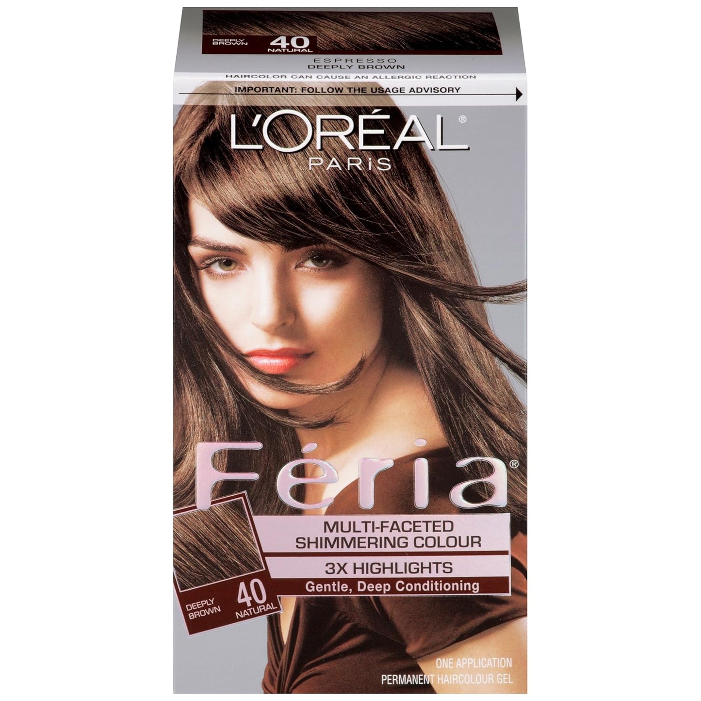 LOreal Paris Feria Multi-Faceted Shimmering Colour for Deep Brown