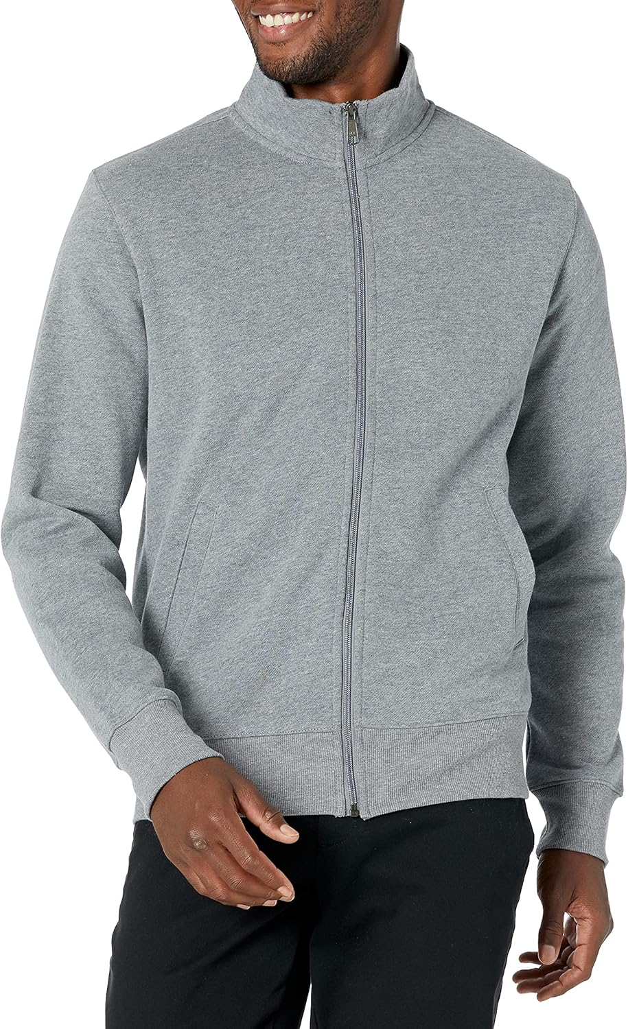 Cozy Fleece Zip-Up Sweatshirt for Men