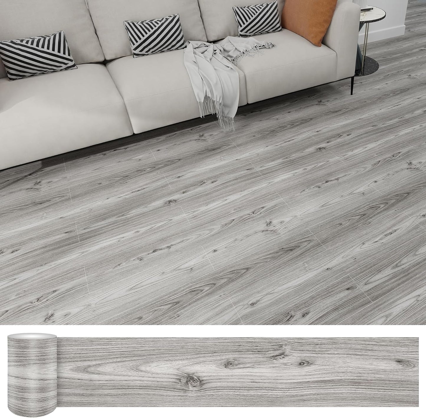 Peel and Stick Floor Tile for Easy DIY Home Renovation