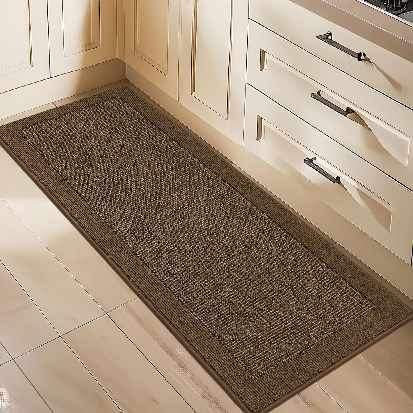 BEQHAUSE Kitchen Runner Rugs 24x60 Non-Slip Absorbent Mats