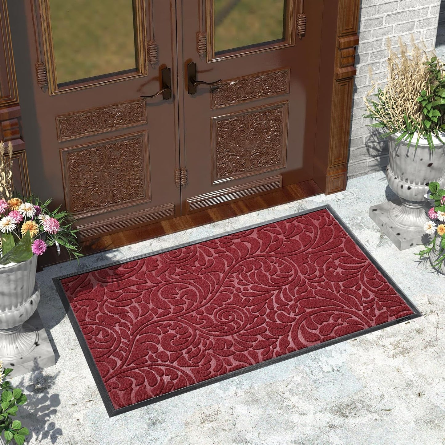 Yimobra Large Door Mat for Outside Entrance, Waterproof & Sturdy