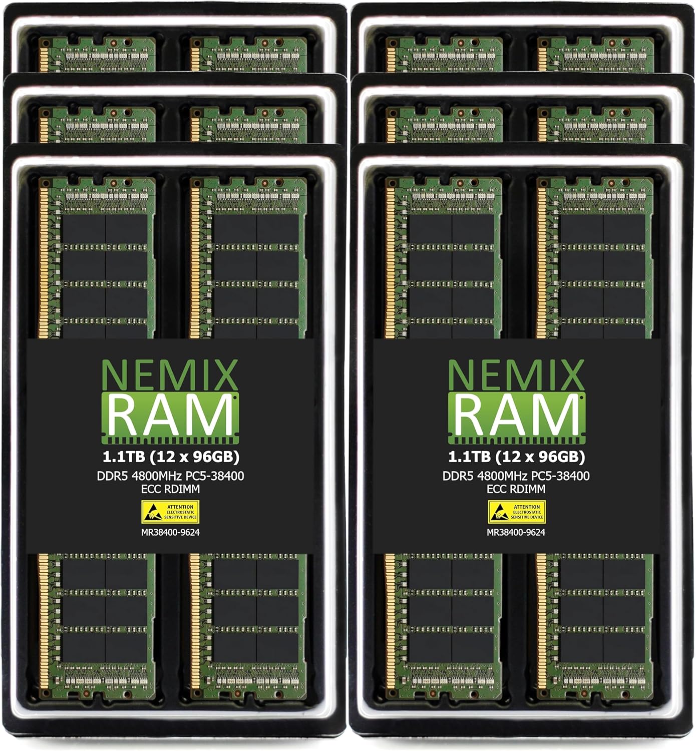 NEMIX RAM 1.1TB DDR5 4800MHZ ECC RDIMM Server Memory Kit