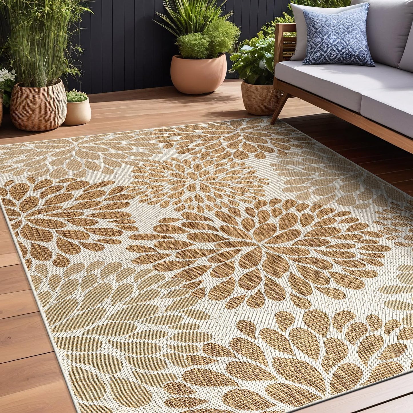 Beverly Rug Outdoor Rug 9x12 for Modern Tropical Spaces
