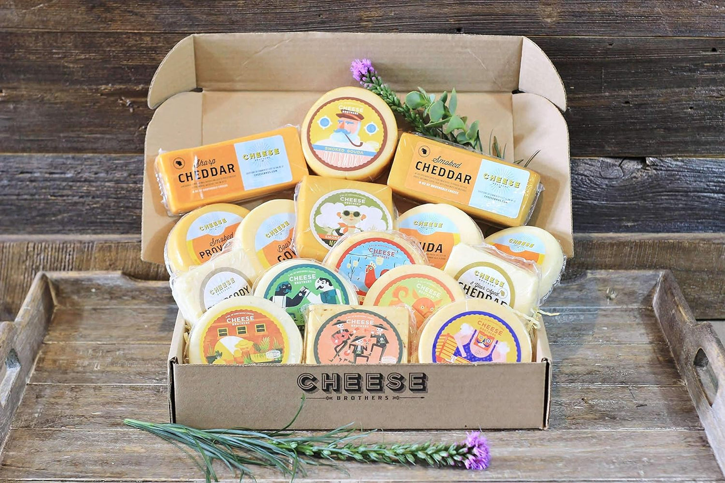 Cheese Bros. Ultimate Assortment Gift Box for Cheese Lovers