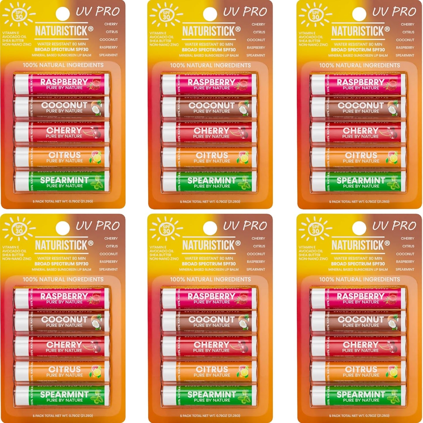 Naturistick SPF 30 Vegan Lip Balm for Safe Sun Protection