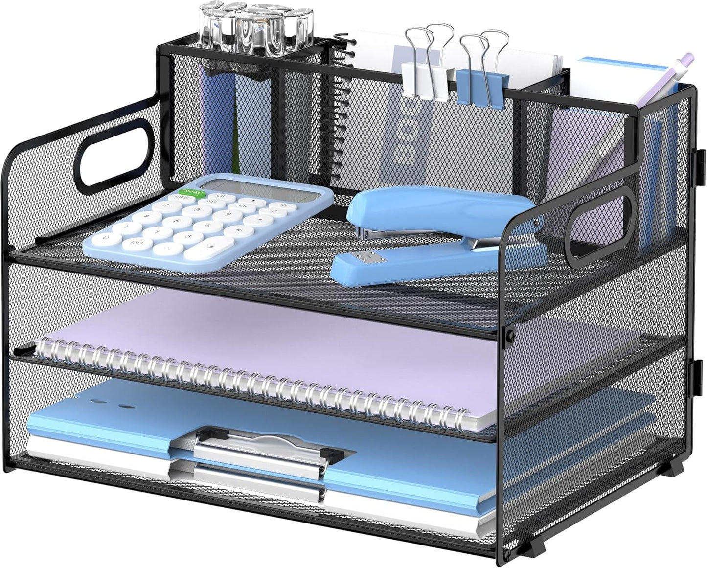 Effortless Desk Organization Set - 3 Tier & Pen Holders