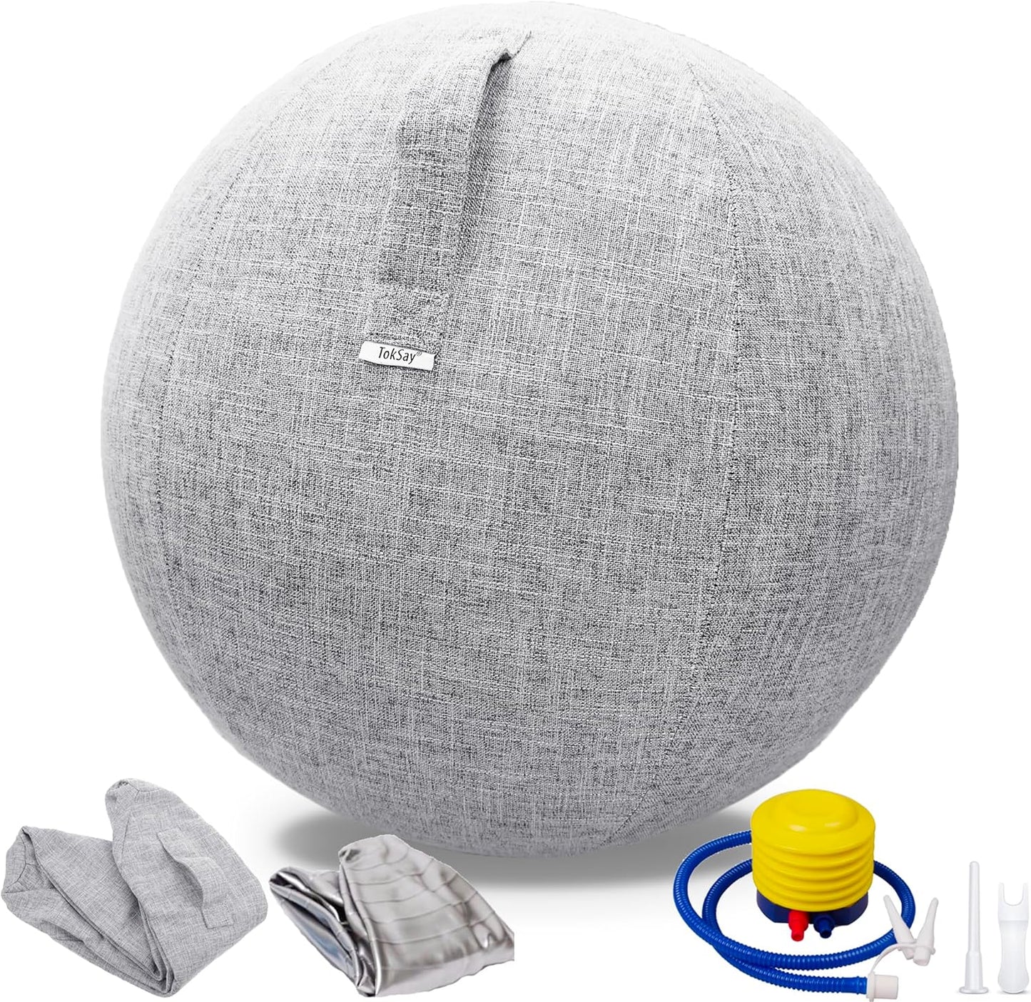Pain-Relief Yoga Ball Chair for Desk + Posture Support - TokSay