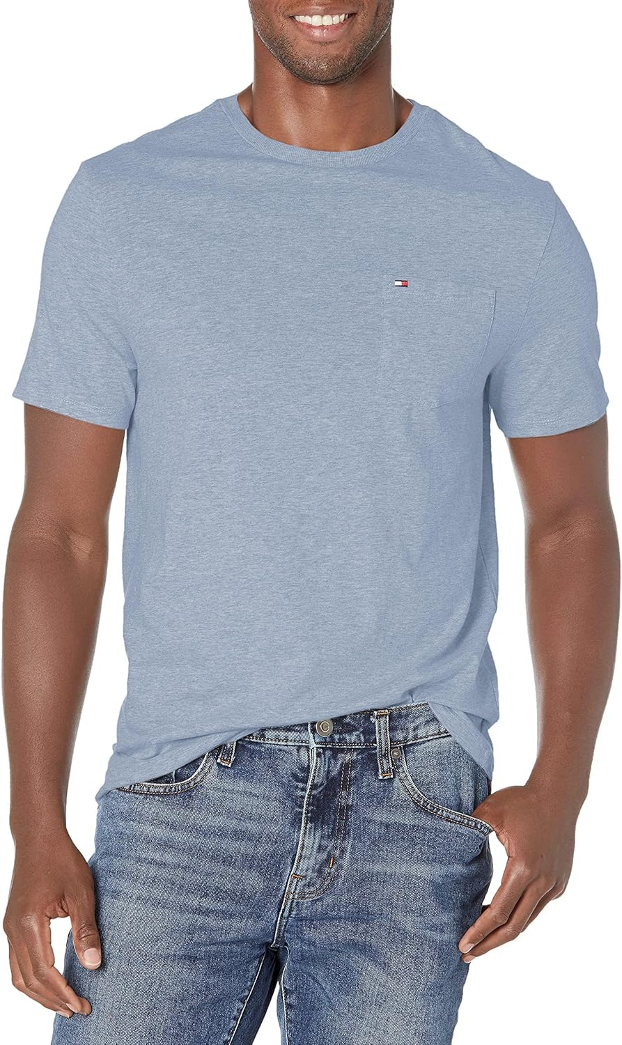 Tommy Hilfiger Essential Short Sleeve Stripe Crewneck T-Shirt