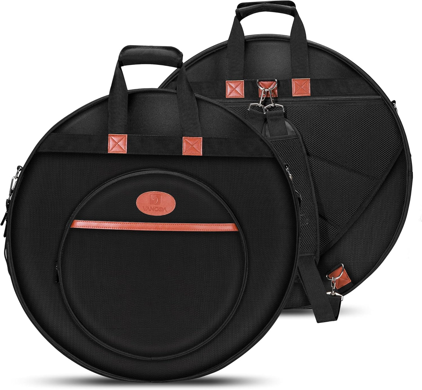 Vangoa 22-Inch Cymbal Bag with Dividers for Safe Storage