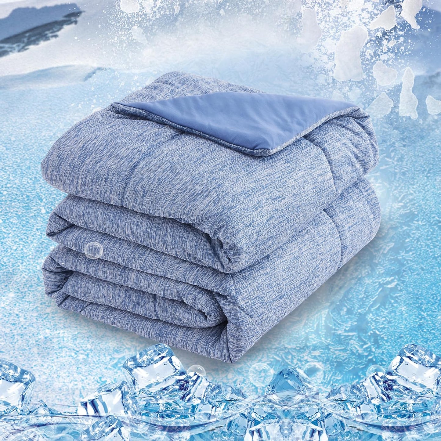 Cooling Comforter King Size for Hot Sleepers - Soft & Breathable