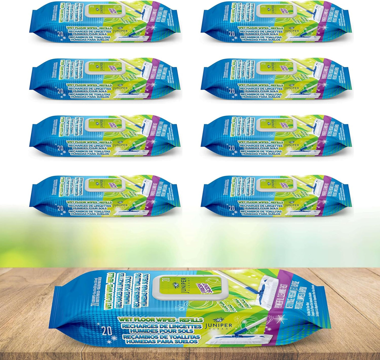 Wet Floor Wipes for Swiffer Mop - Plant-Based Cleaning Solution