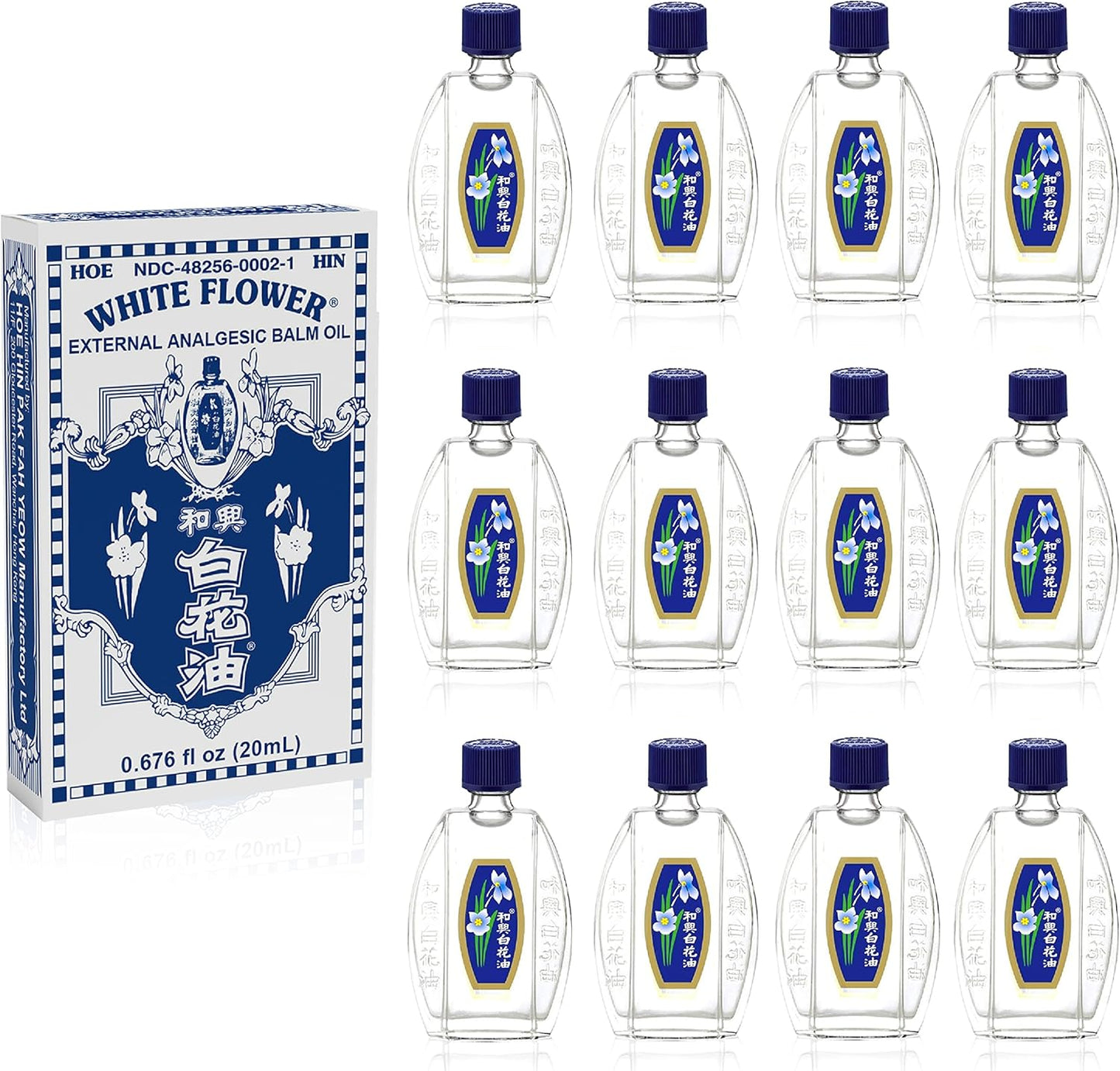 White Flower External Analgesic Balm Oil for Pain Relief 20ml