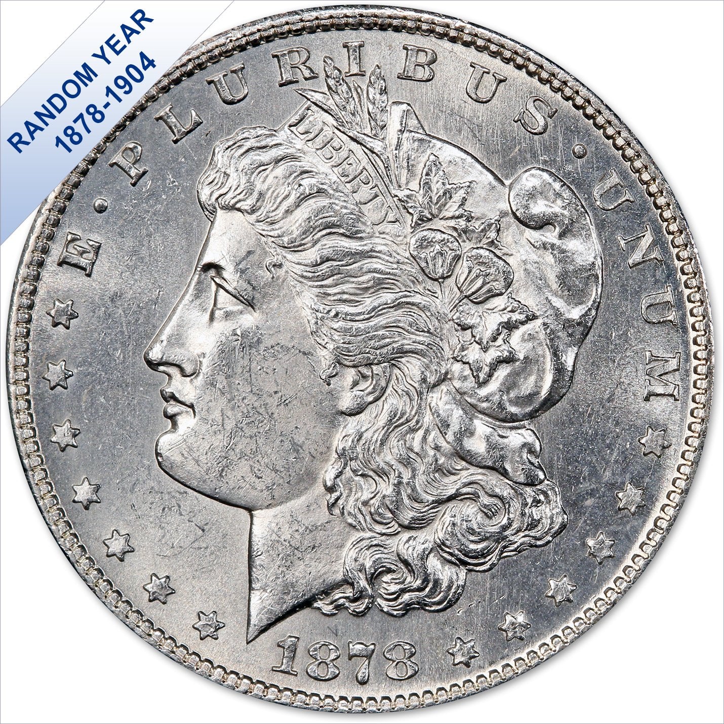 Morgan Silver Dollar (1878-1904) Brilliant Uncirculated Coin