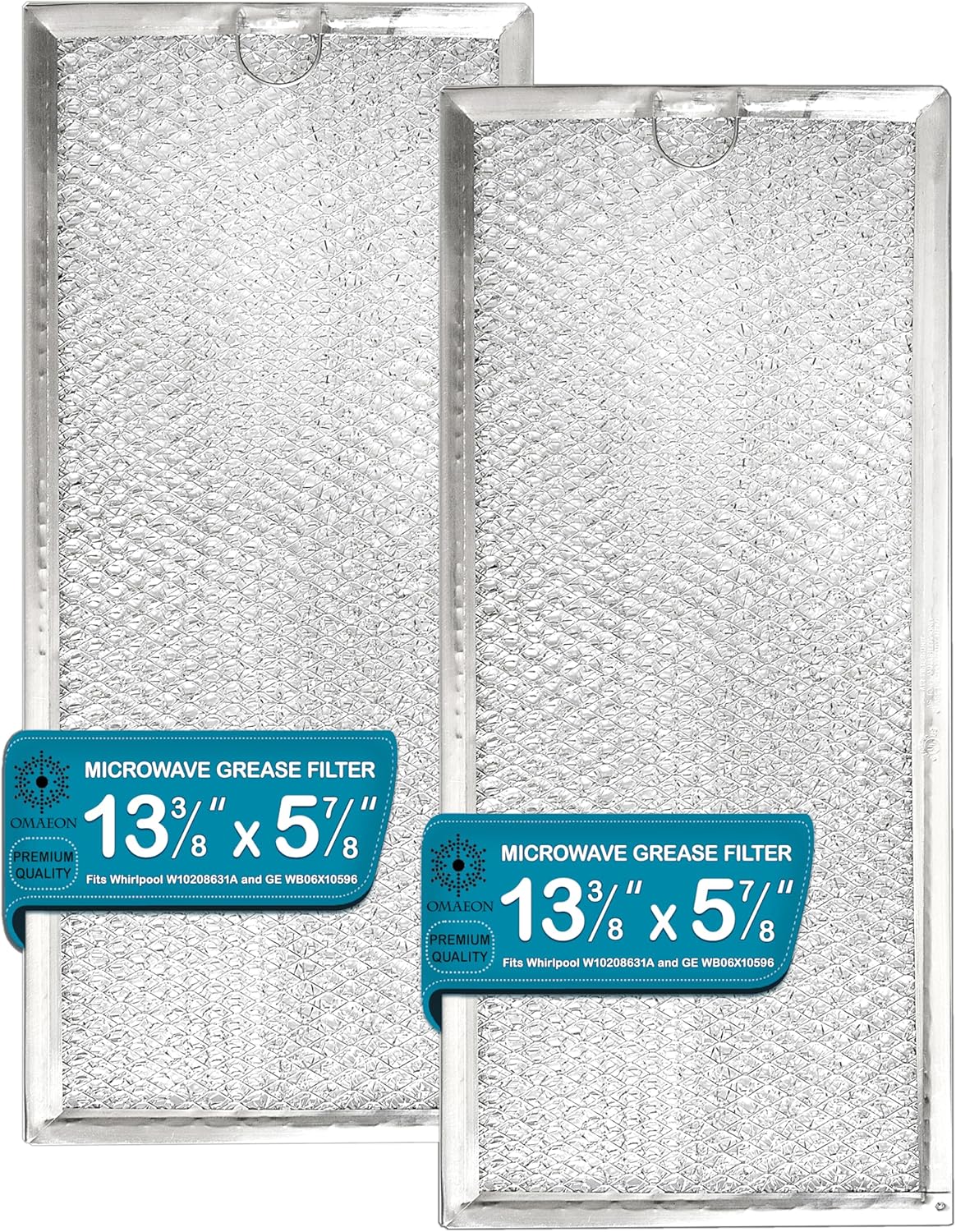 2-Pack Omaeon Microwave Filter - 13x6 Grease Filter Replacement!