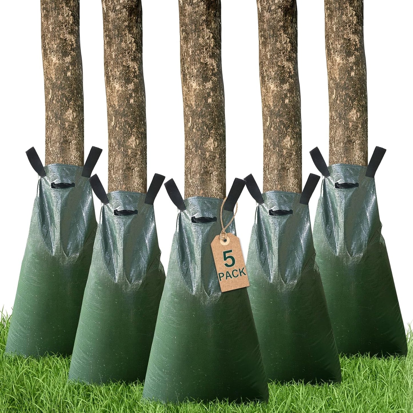 20 Gallon Tree Watering Bags for Deep Root Targeting and Durability