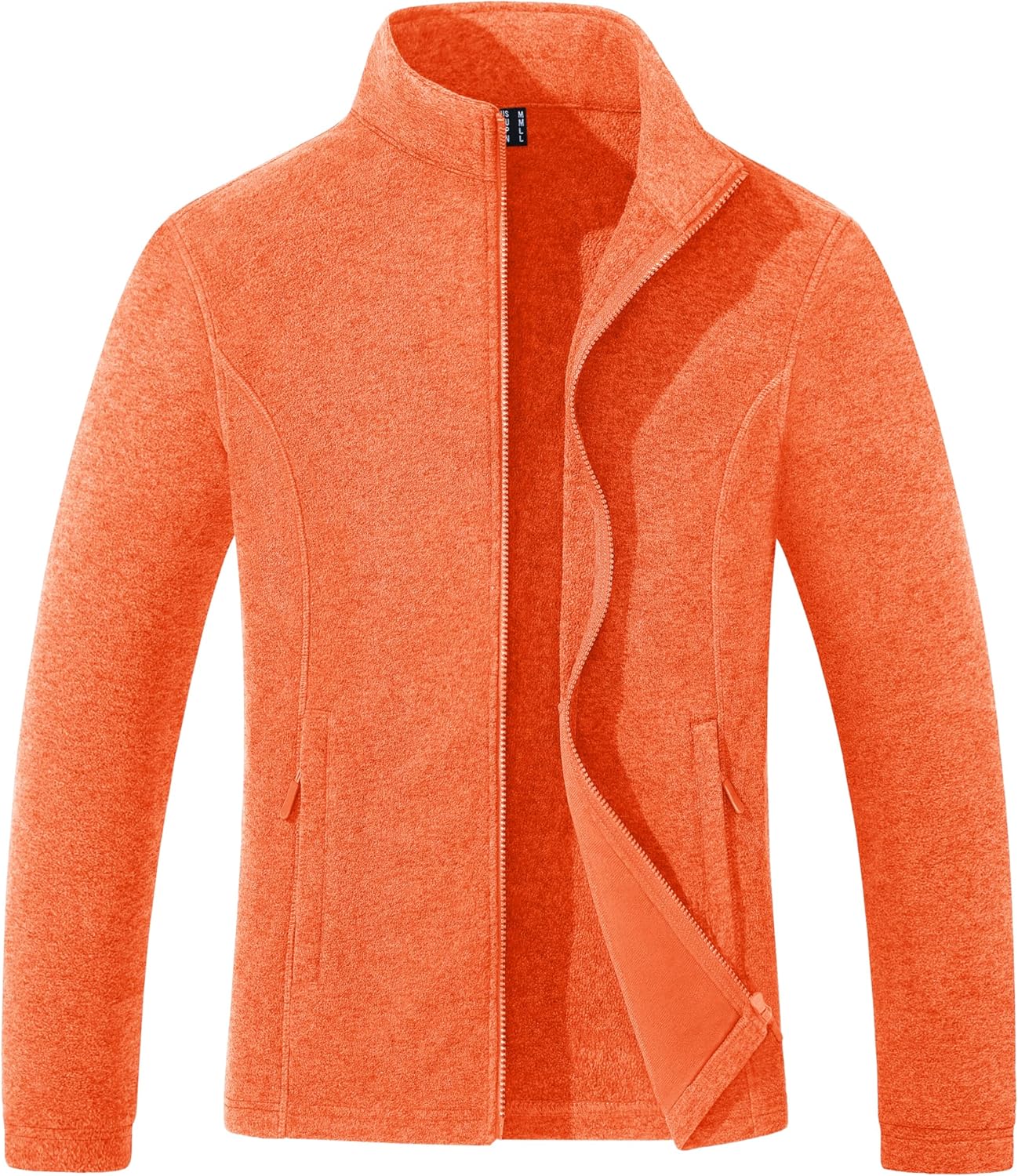 MAGCOMSEN Fleece Jacket for Women - Warm & Lightweight Zip Up