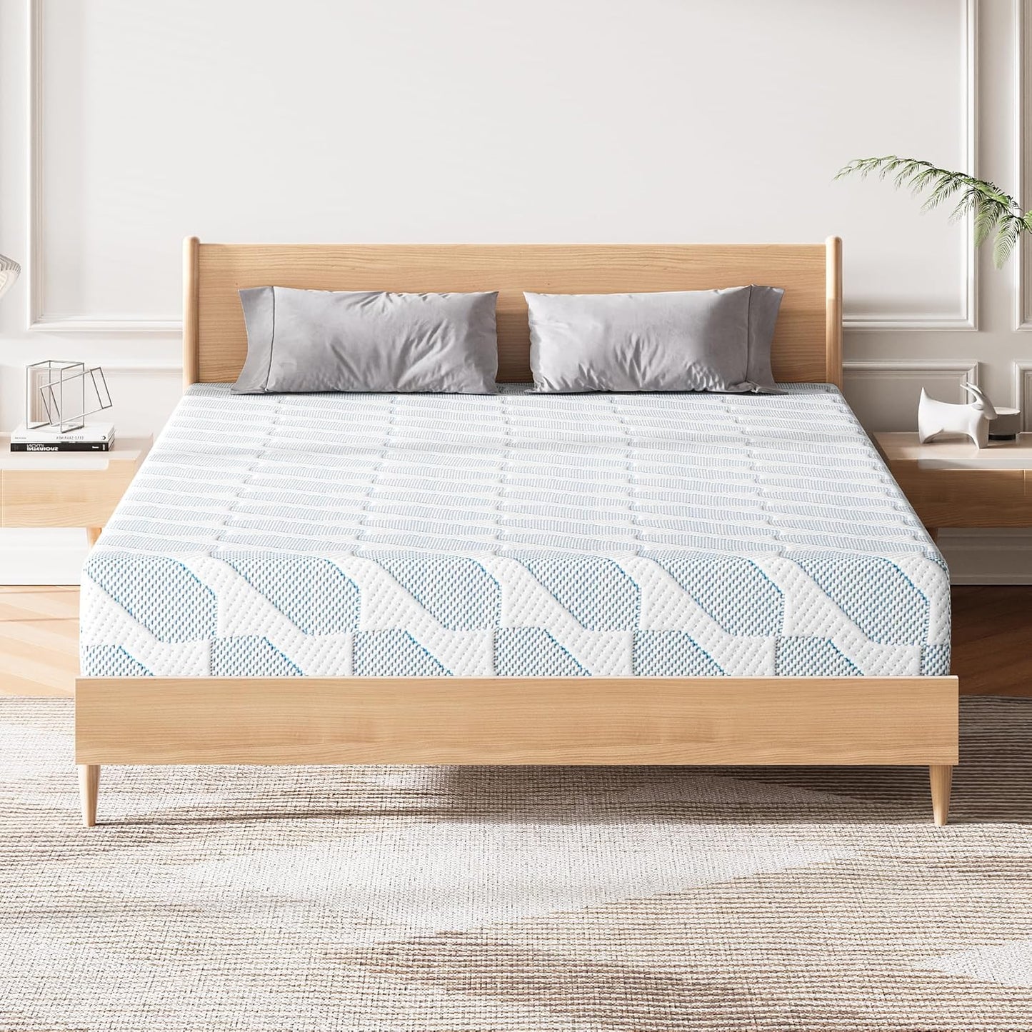 Full Size Mattress 8 Inch Cooling Gel Memory Foam for Comfort