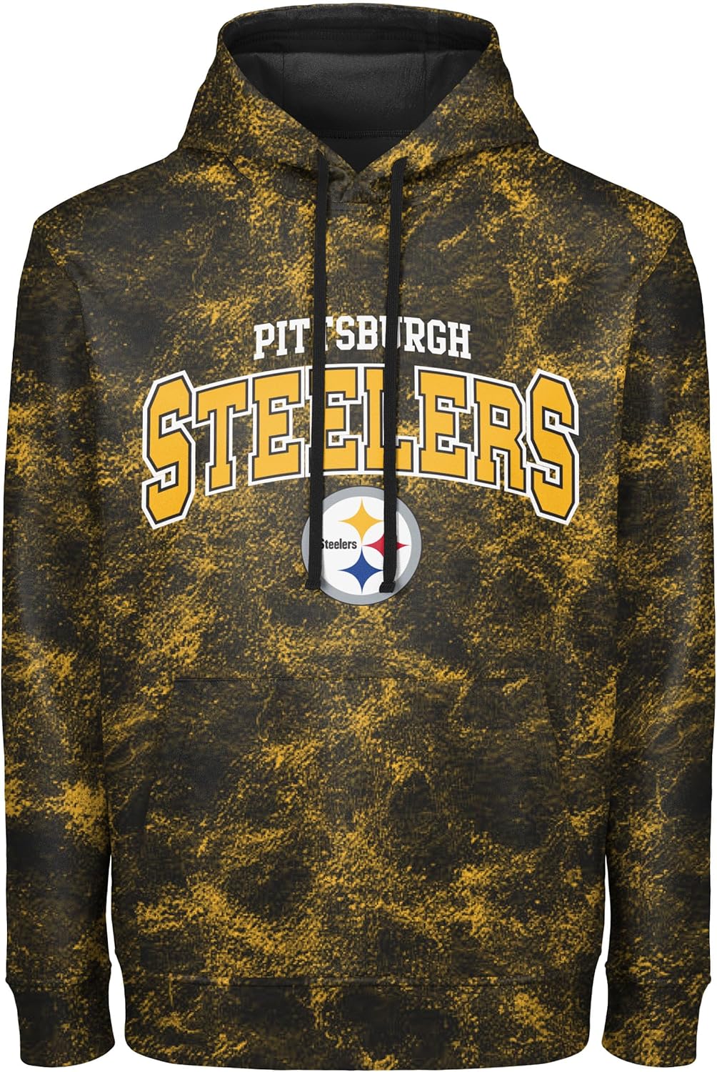 NFL Men's Big Logo Wordmark Camo Performance Hoodie for Fans