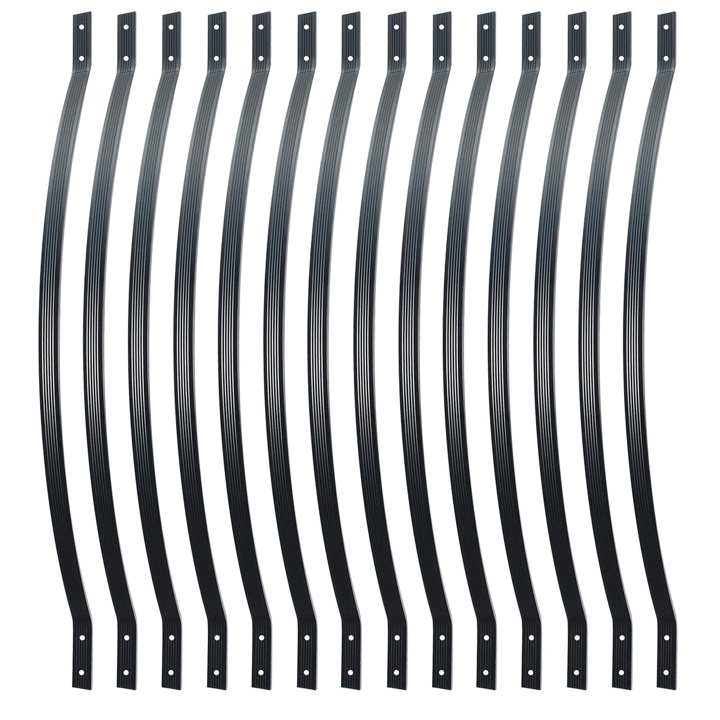 32-1/4 Inches Grooved Aluminum Deck Balusters for Railing