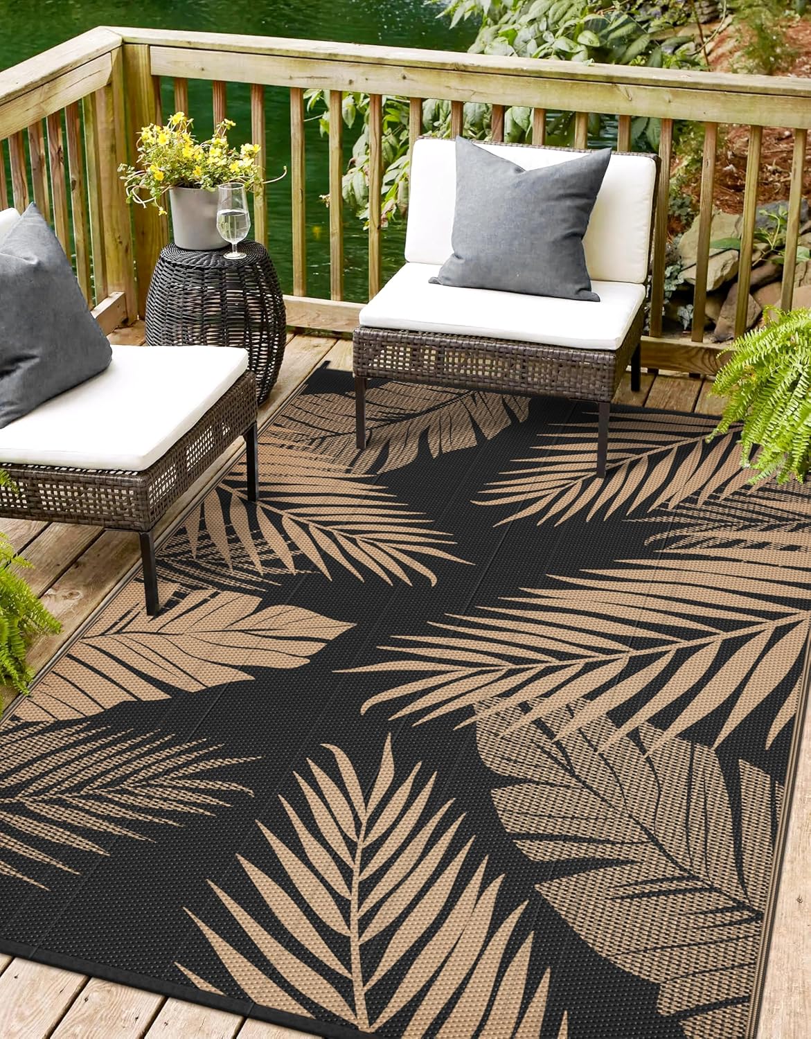 Outdoor Rug 8x10 Waterproof for Patio Clearance and More
