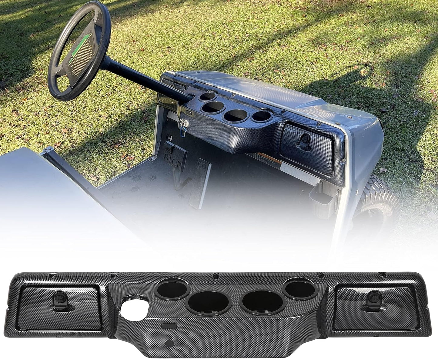 ECOTRIC Golf Cart Dash Board Cover Assembly for Club Car DS