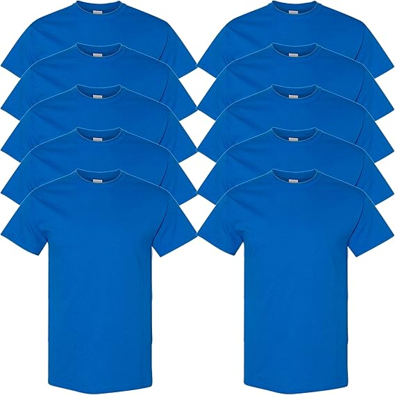 Gildan Adult Heavy Cotton T-Shirt G5000 Multipack for Comfort