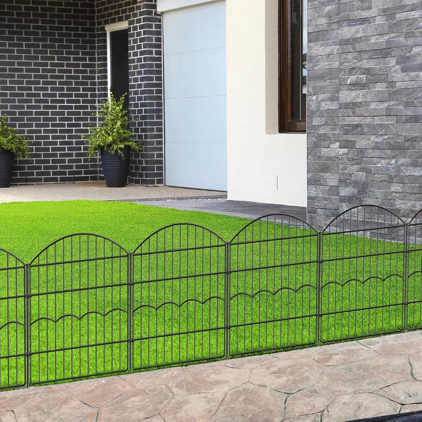 Decorative Garden Fence Panels for Outdoor Yard and Lawn Use