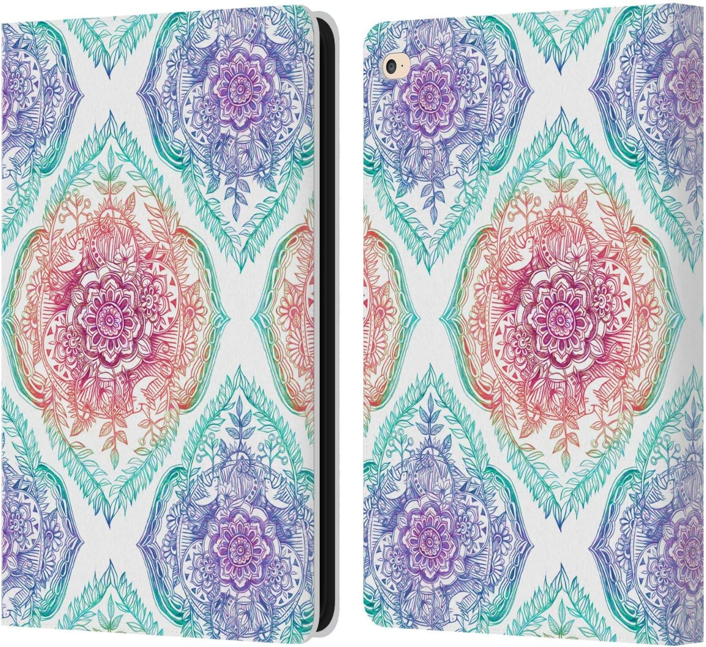 Micklyn Le Feuvre Indian Ink Rainbow iPad Air 2 Wallet Case
