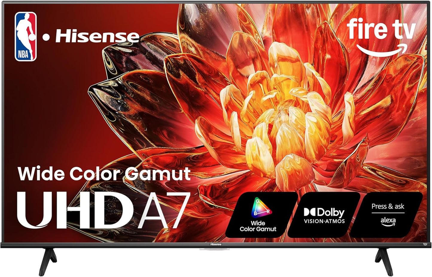 Hisense 55 4K Smart Fire TV - Vibrant Colors