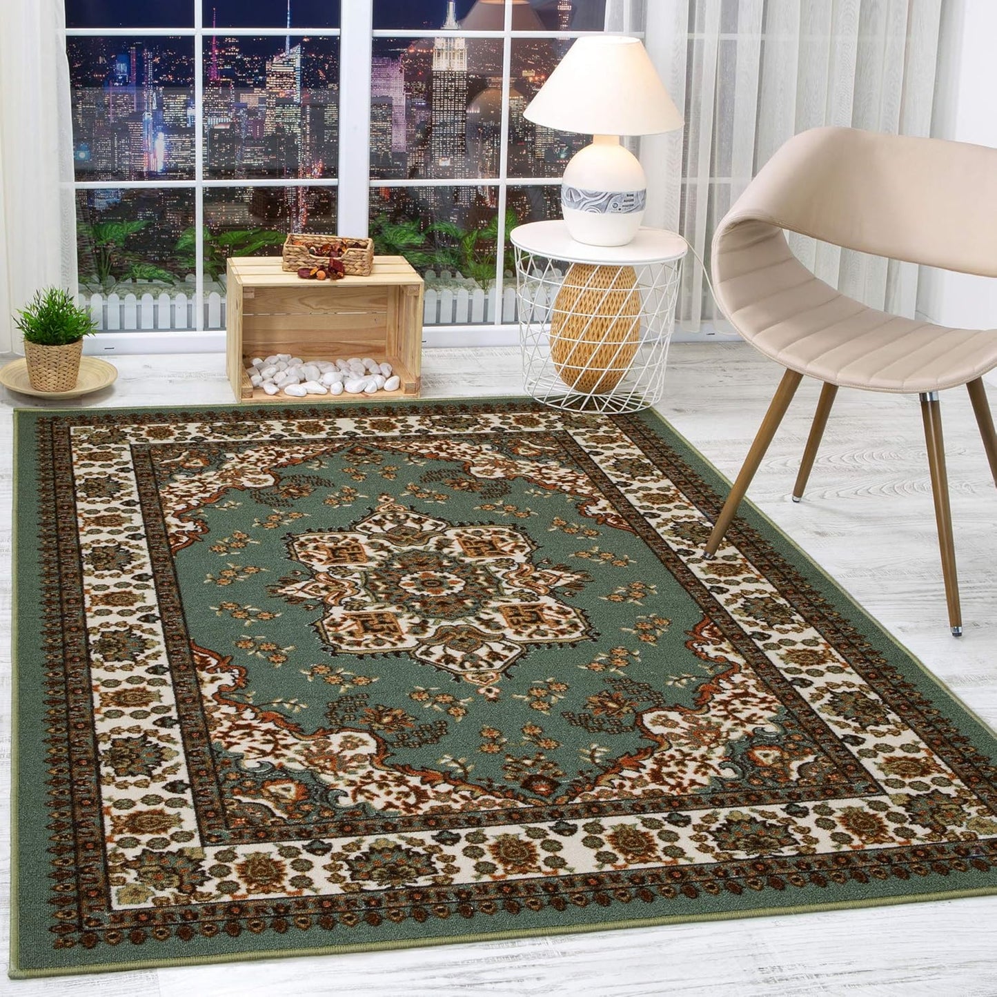 Antep Rugs Alfombras Oriental Traditional 5x7 Non-Skid Area Rug