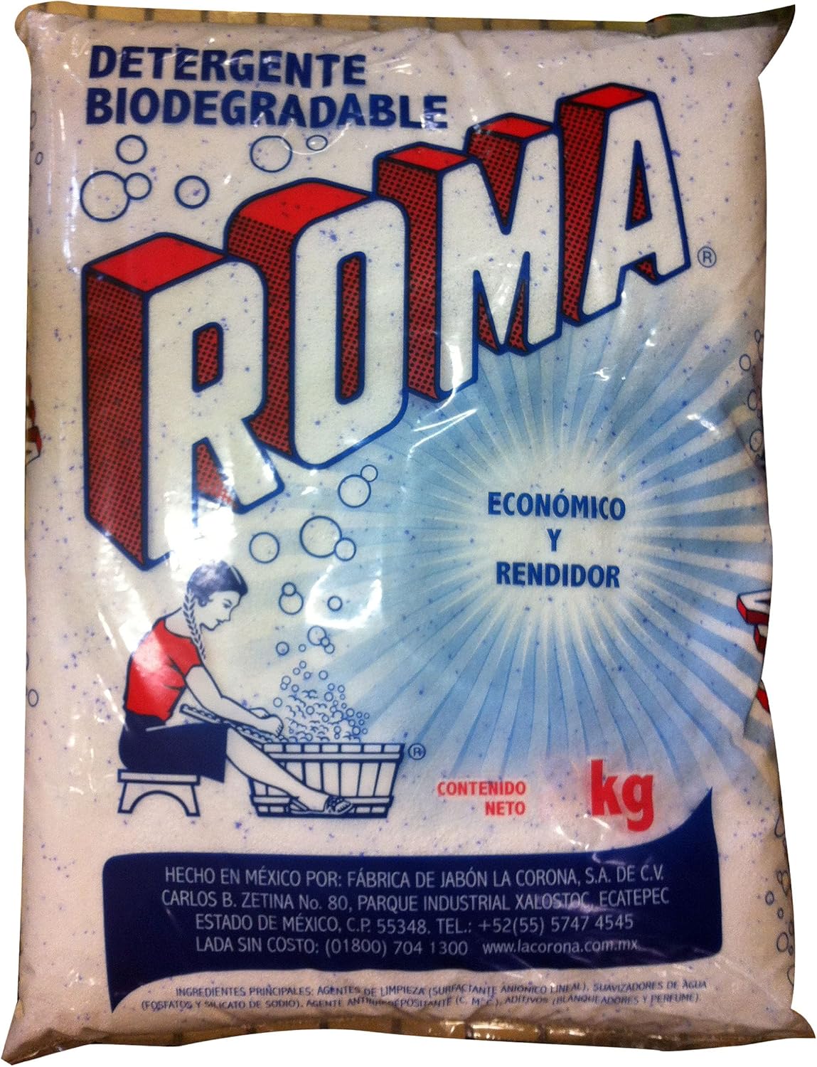 Powerful 1.1 Lb Roma Laundry Detergent - Heavy-duty Cleansing
