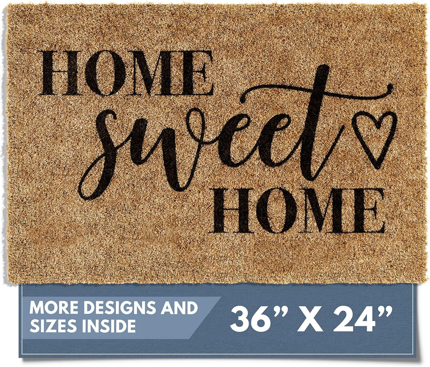 Home Sweet Home Doormat for Outdoor Use - Large 36x24 Mat