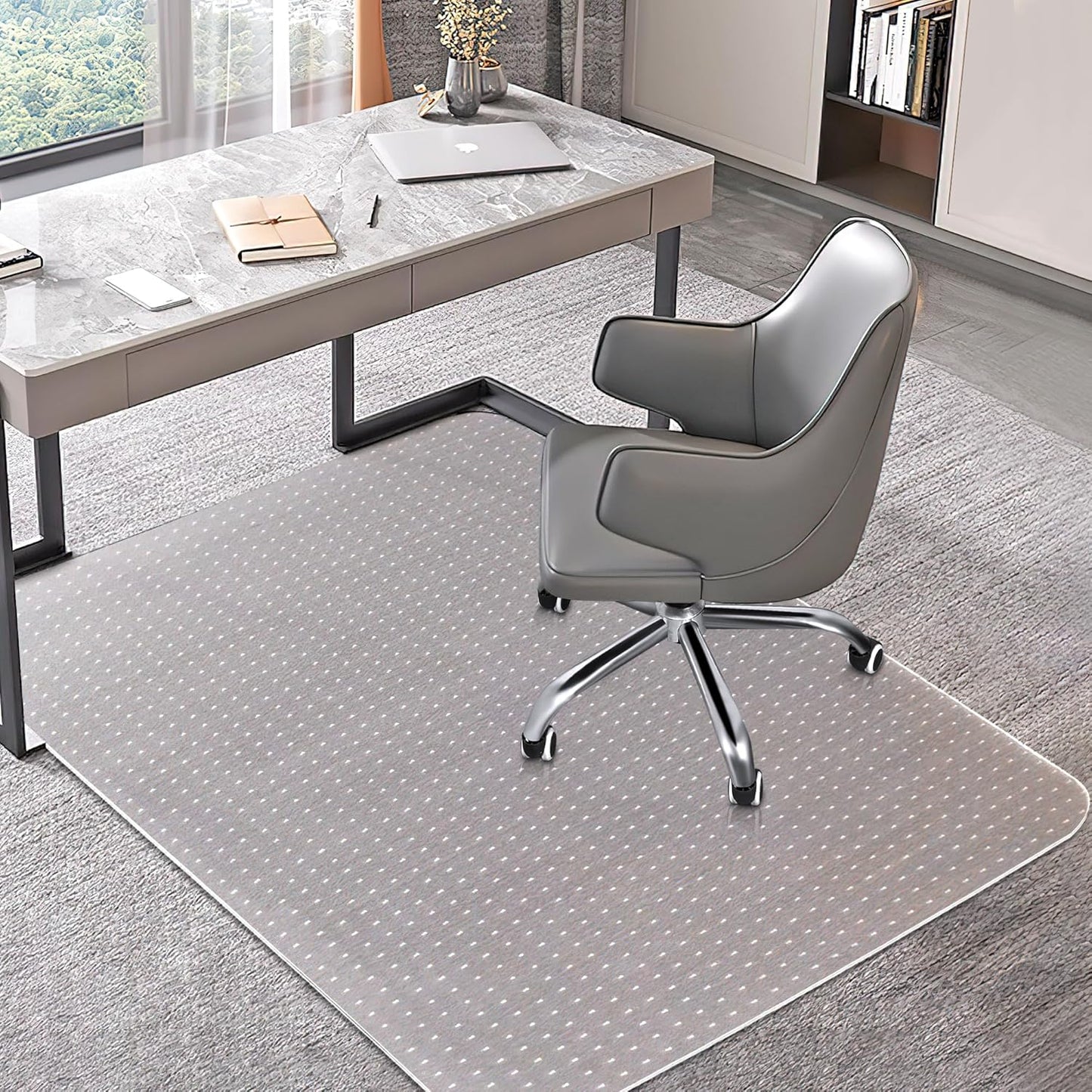 BesWin Office Chair Mat for Carpet - Thick and Durable Protector