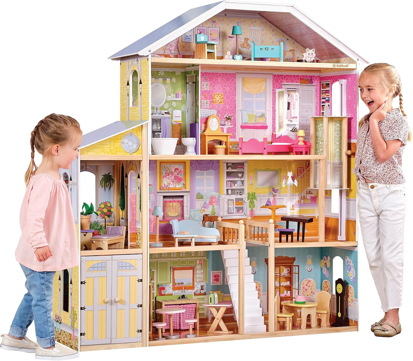 KidKraft Majestic Mansion Wooden Dollhouse with Accessories