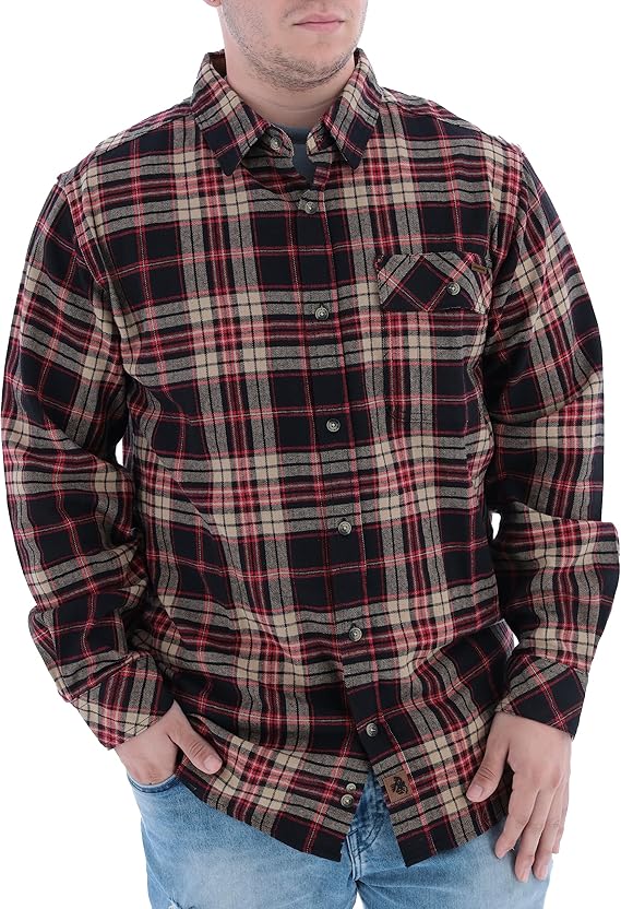 Legendary Whitetails Men's Buck Camp Flannel Plaid Shirt Review