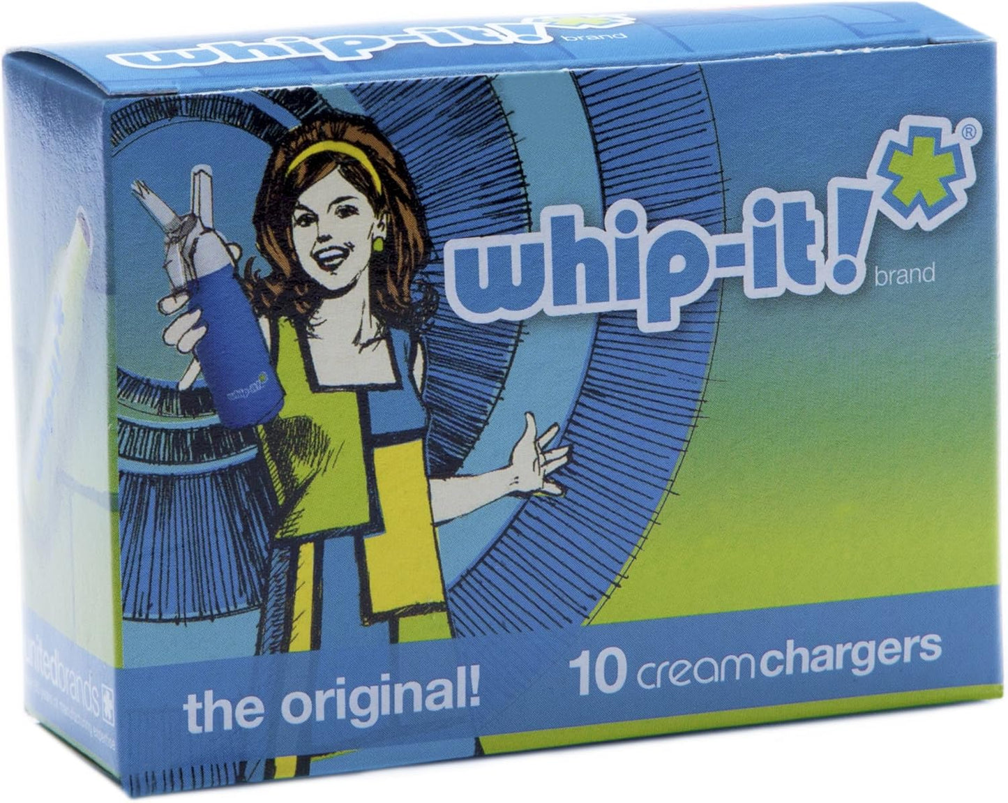 Whip-It! Original Cream Chargers: 10-Pack Power
