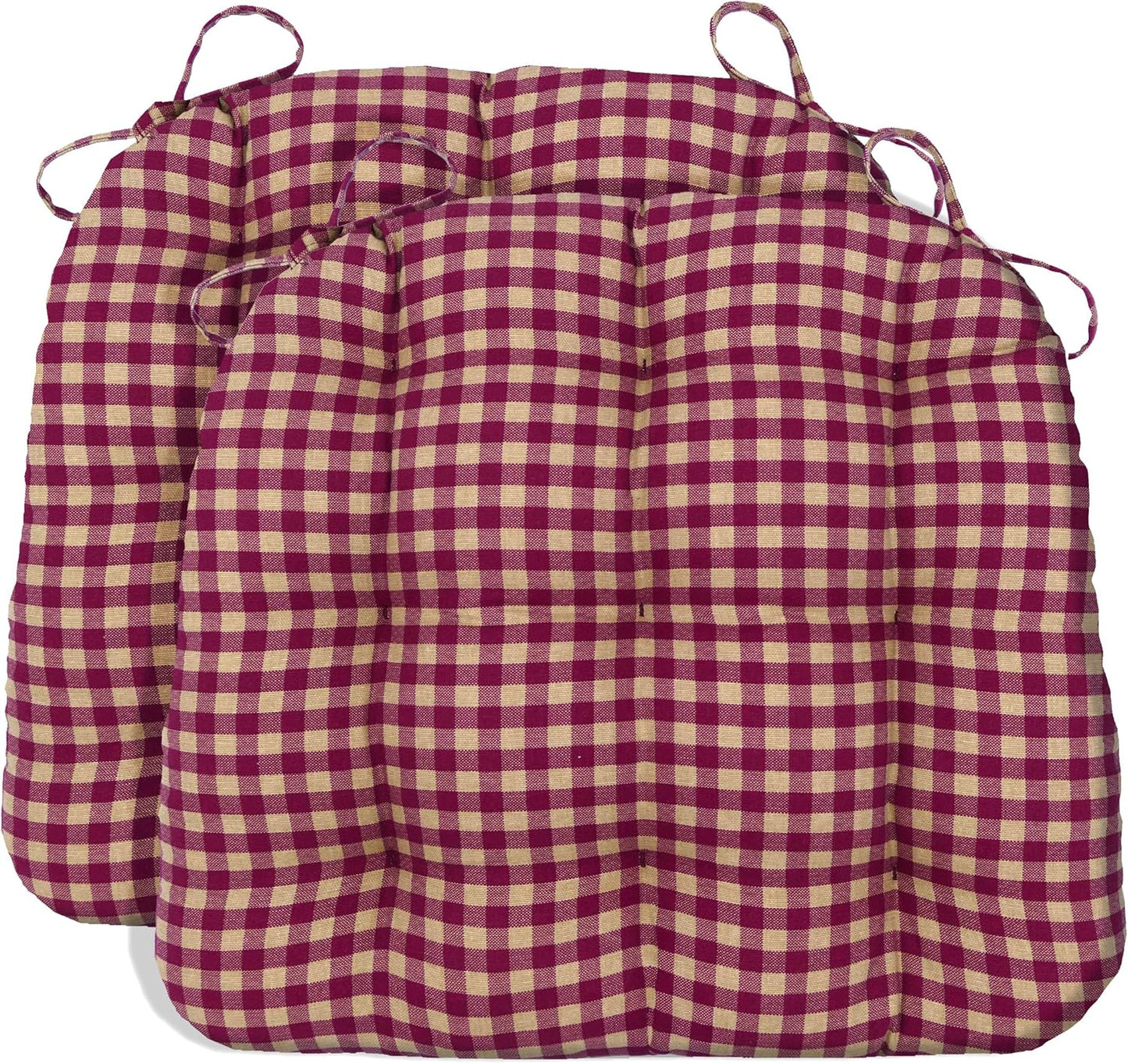 Barnett Home Decor Dining Chair Cushions - Small 15 x 17 in Red