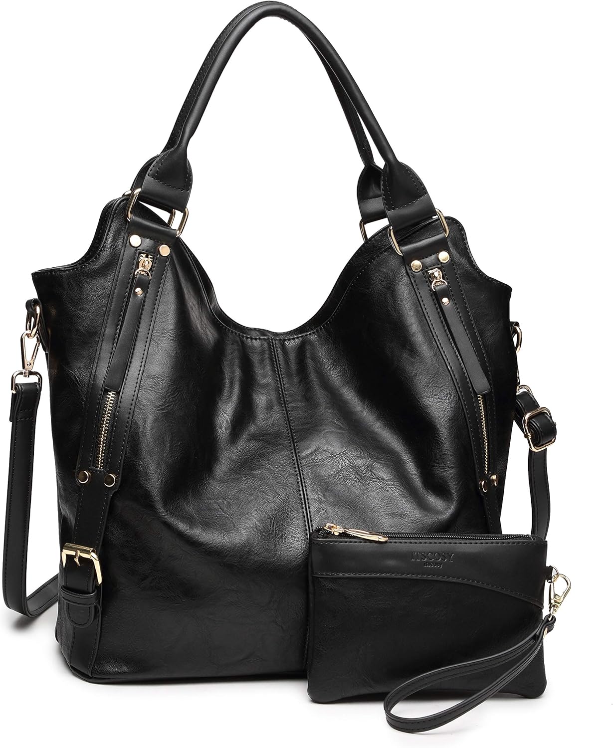 Women Tote Bag Handbags PU Leather Fashion Hobo Shoulder Bags