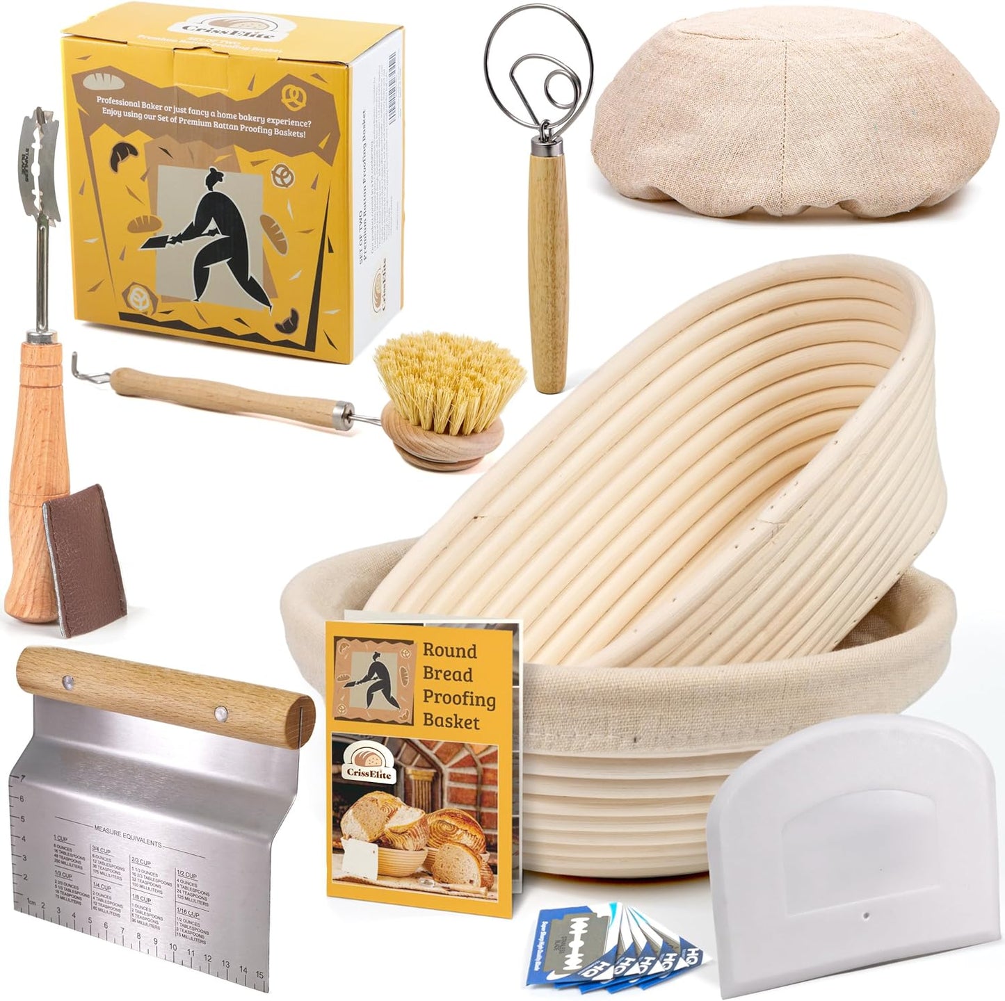 Sourdough Bread Baking Supplies Starter Kit for Home Bakers